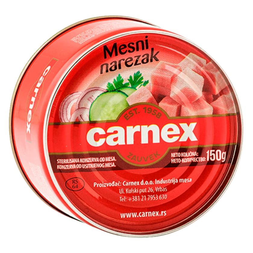 Carnex Mesni narezak Frühstücksfleisch 150g